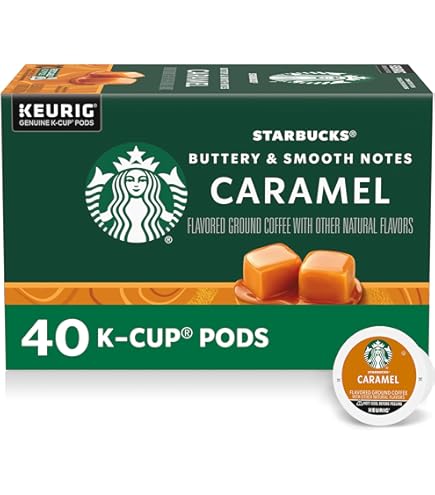 Amazon.com: Starbucks® Caramel Flavored Coffee – K-Cup® 44ct
